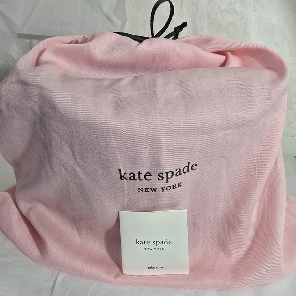 NWOT Kate Spade Eva Faux Fur Bucket Crossbody Bag Grey & dust bag, care booklet - Picture 14 of 14